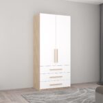 Dulap Smart-Home 1x0.56x2.0H m. cu polițe și sertare