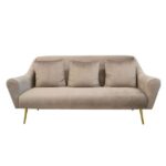 Canapea GLORIOSA(3 locuri) MS01-36+Gold leg Beige