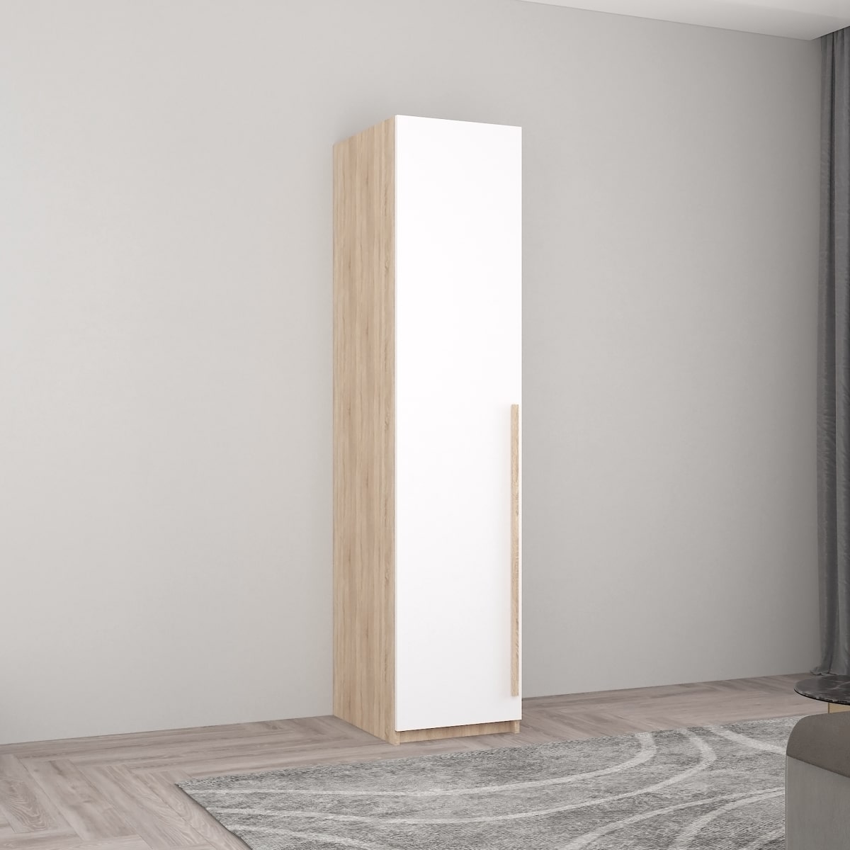 8478972a25d07c844b71e71c71a238e1.jpg Dulap Smart-Home 0.40x0.56x2.0H m. cu bară p/u umerașe
