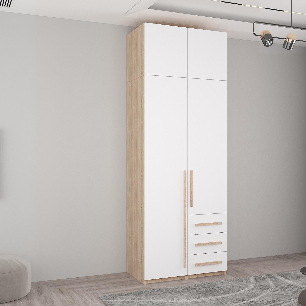 8a7fe0b8d7f05259617d50ae2e28e0be.jpg Dulap Smart-Home A+S+P 90x56x240/250/260H cm