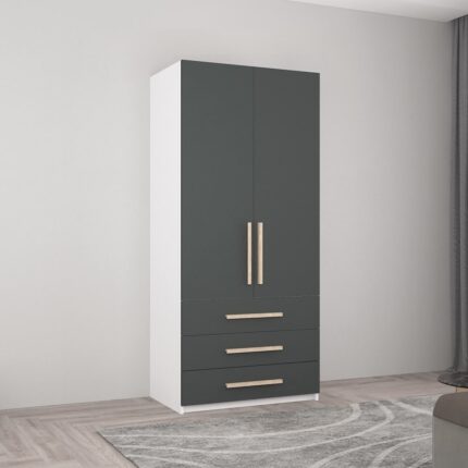 Dulap Smart-Home 1x0.56x2.0H m. cu polițe și sertare