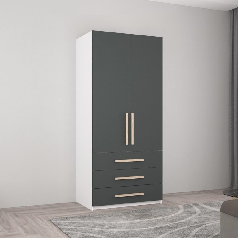 Dulap Smart-Home 1x0.56x2.0H m. cu polițe și sertare