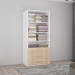 Dulap Smart-Home 1x0.56x2.0H m. cu polițe și sertare
