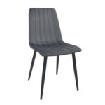 Scaun DC-90P N20 Catifea Grey+Black Legs