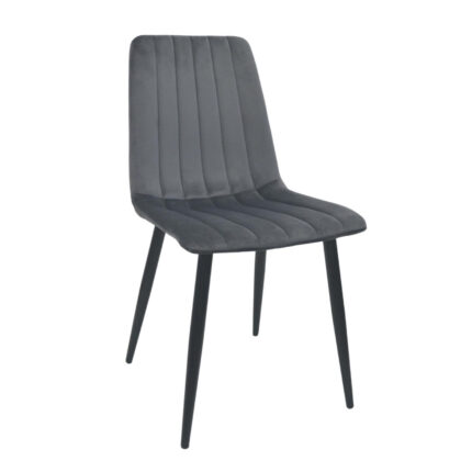 Scaun DC-90P N20 Catifea Grey+Black Legs