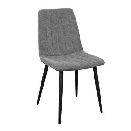 Scaun DC-90 BGF166-4 Dark Grey Velvet+Black Legs
